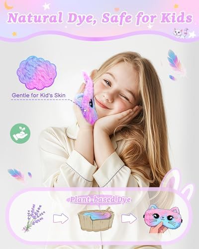 Soft plush animal eye masks for kids — photo 3