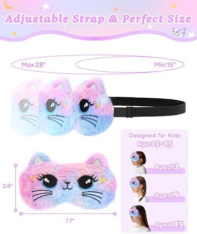 Soft plush animal eye masks for kids — photo 5
