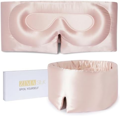 Pink mulberry silk lash friendly mask