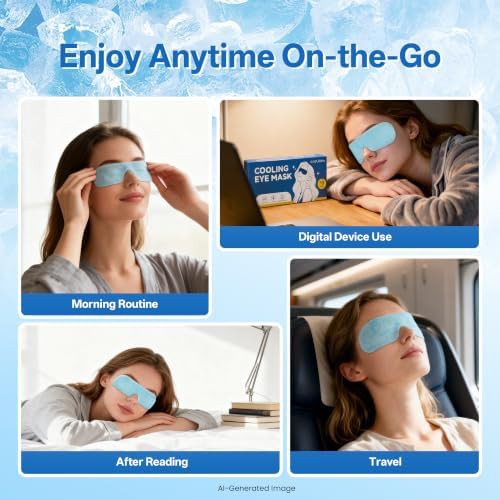 Disposable cooling eye mask ten pack — photo 4