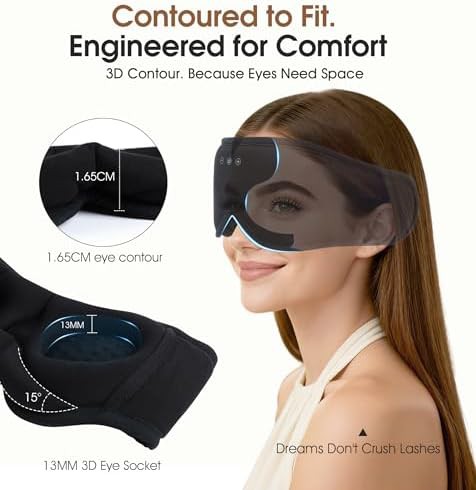 Black bamboo cotton mask with timer — photo 4