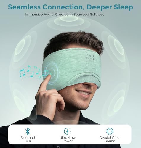 Green seaweed fiber cotton sleep mask — photo 5