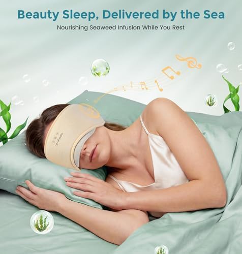 Nude seaweed fiber cotton sleep mask — photo 4