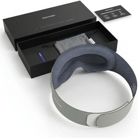 Grey 3D memory foam maximum blackout mask