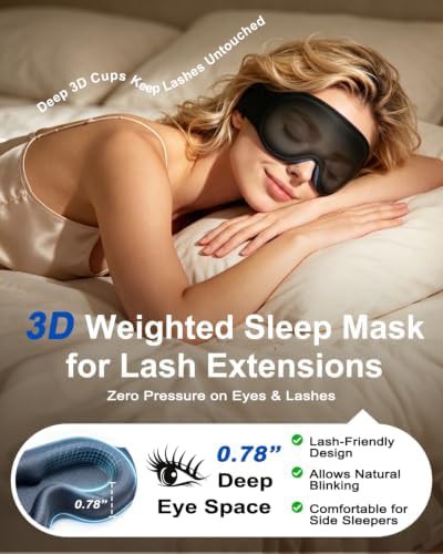 Weighted blackout mask for deep rest — photo 4