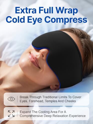 Full coverage cooling gel eye mask — photo 3