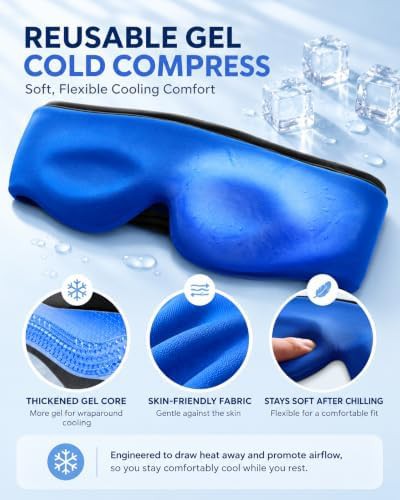 Full coverage cooling gel eye mask — photo 4