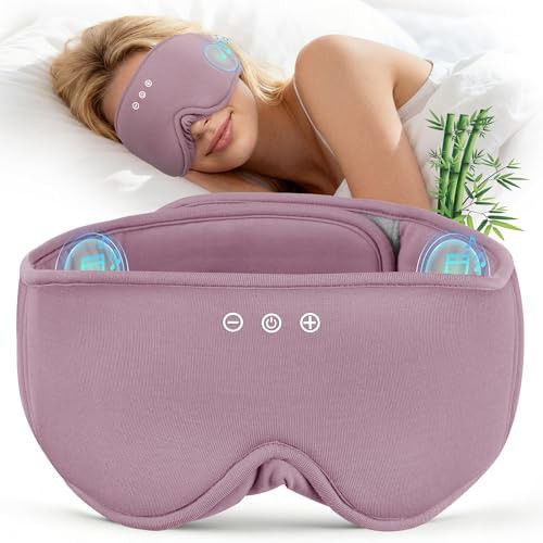 Bamboo fiber bluetooth side sleeper mask