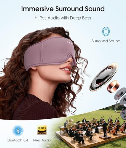 Bamboo fiber bluetooth side sleeper mask — photo 4