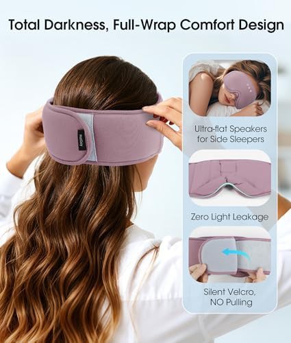 Bamboo fiber bluetooth side sleeper mask — photo 5
