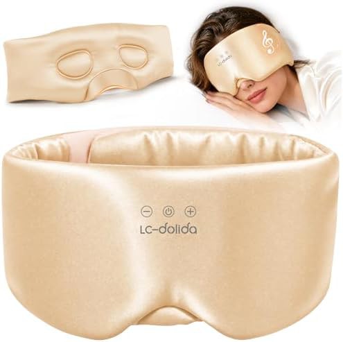 Champagne mulberry silk bluetooth sleep mask