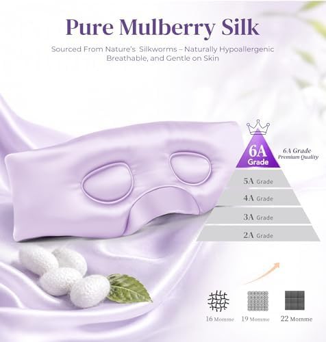 Dark purple silk 3D contoured mask — photo 3