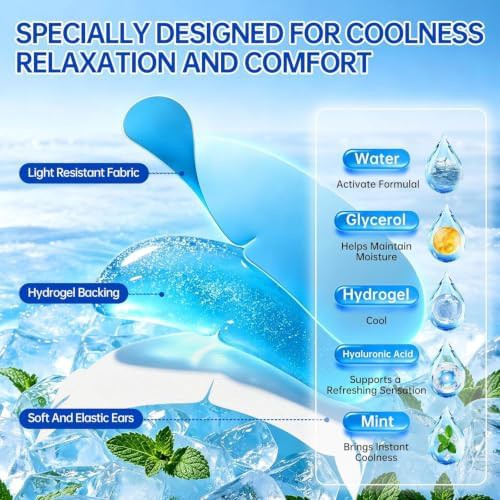 Cold compress gel eye masks ten pack — photo 4