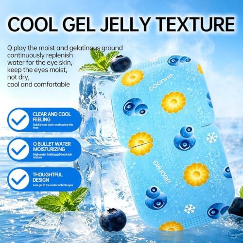 Cold compress gel eye masks ten pack — photo 5