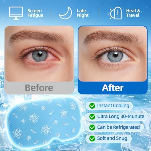 Disposable cooling eye masks sixteen pack — photo 5