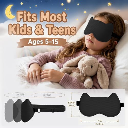 Animal themed memory foam kids mask — photo 5
