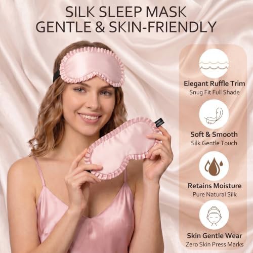 Mulberry silk eye mask for women — photo 3