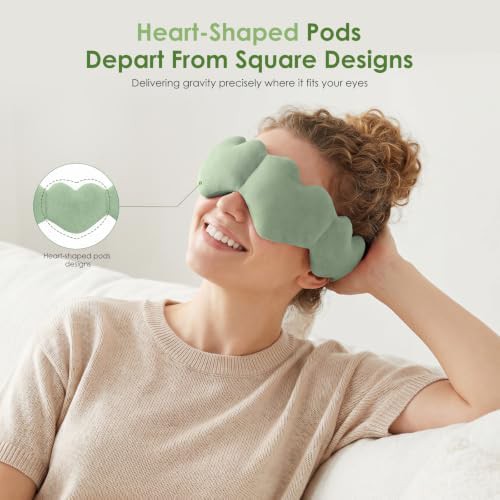 Green weighted dual sided eye mask — photo 3