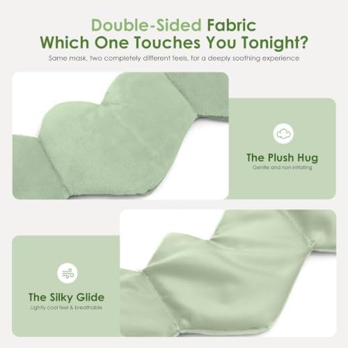 Green weighted dual sided eye mask — photo 4