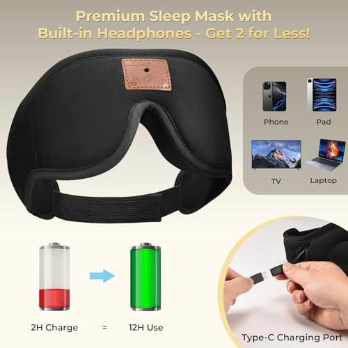 Two pack of Bluetooth 3D audio masks — photo 5