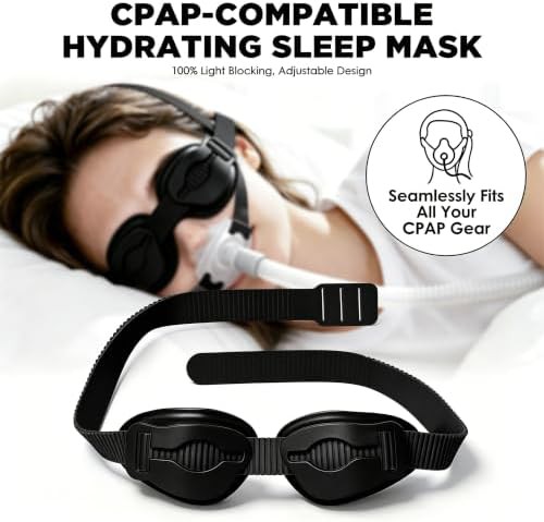 Silicone dry eye relief blackout mask — photo 4