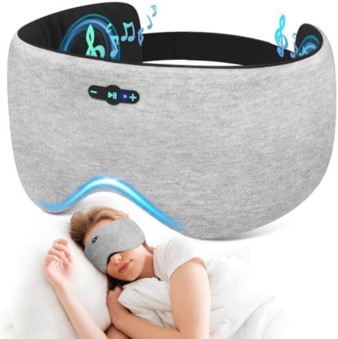 Bluetooth side sleeper headphone mask