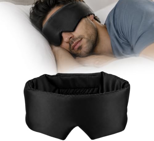 Ice silk blackout side sleeper mask