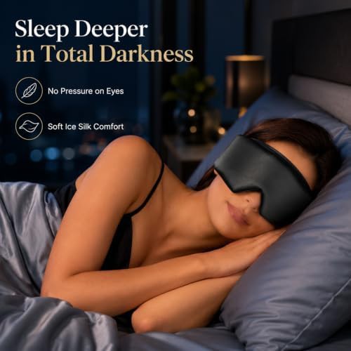Ice silk blackout side sleeper mask — photo 3