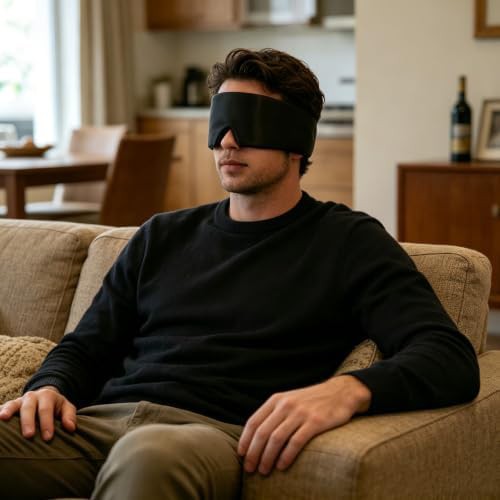 Ice silk blackout side sleeper mask — photo 5