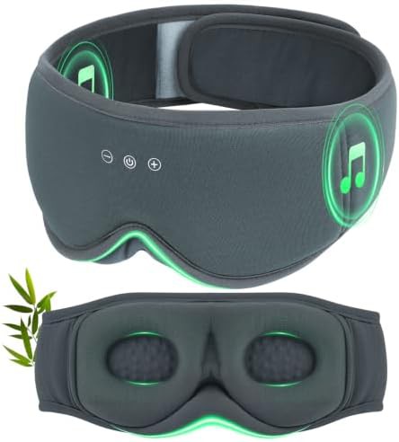 Bamboo cotton mask with Bluetooth audio