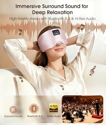 Mulberry silk bluetooth headphone mask — photo 4