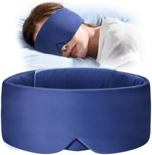 Deep sleep cooling blackout eye mask