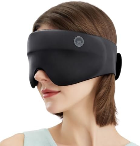 Luxury sleep mask for sensitive skin