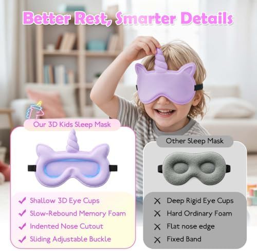 Blackout memory foam mask for kids — photo 5