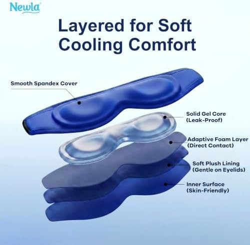 Contoured gel cold compress mask — photo 5